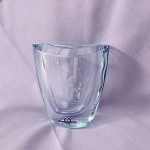 Mini crystal vase Sweden made